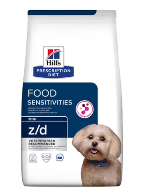 Hill's Prescription Diet z/d Mini Allergy & Skin Care Original kutyatáp
